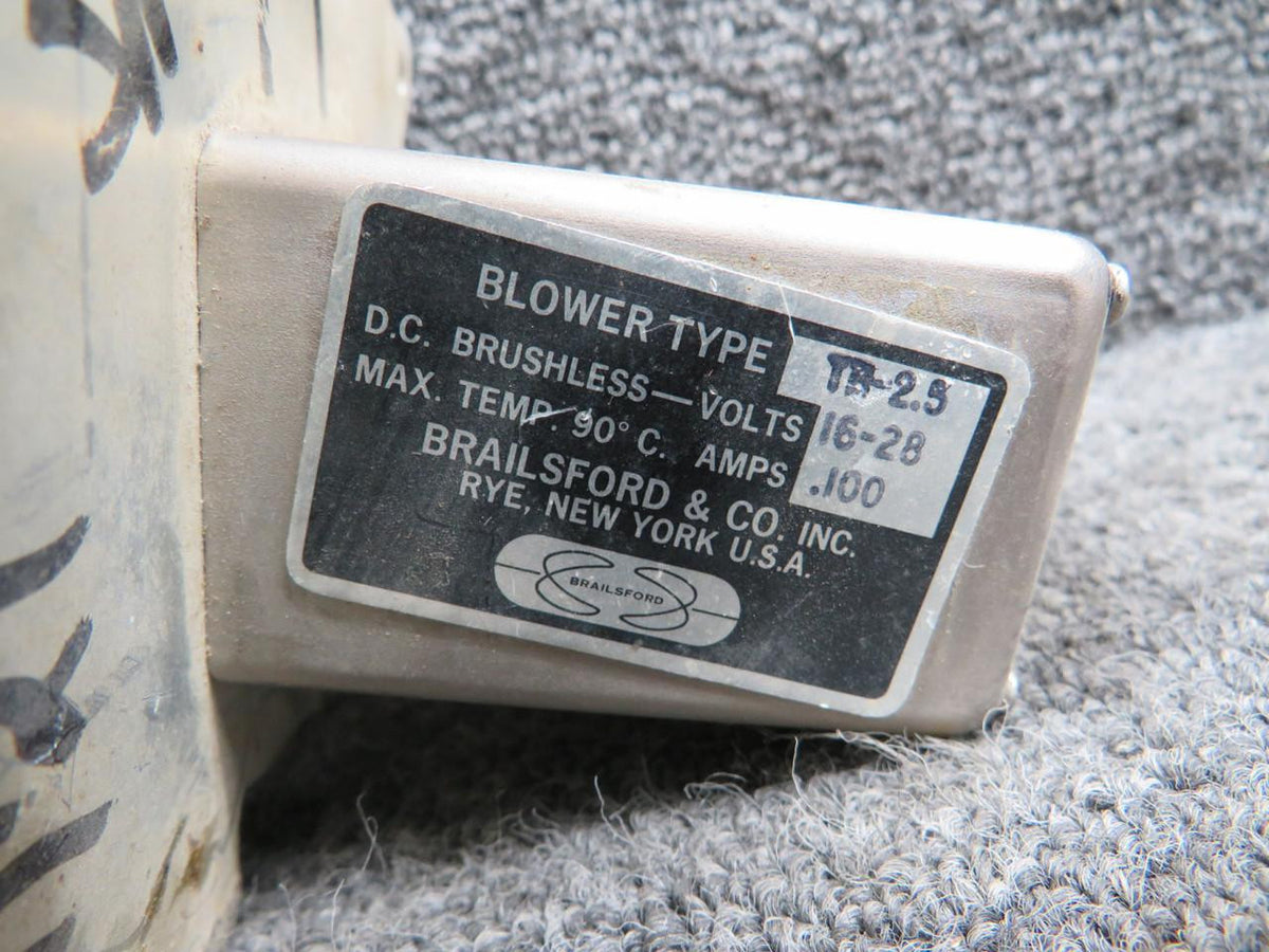 Brailsford and Co. TB-2.5 Brailsford Centrifugal Blower (Cracked Side) (16-28V)