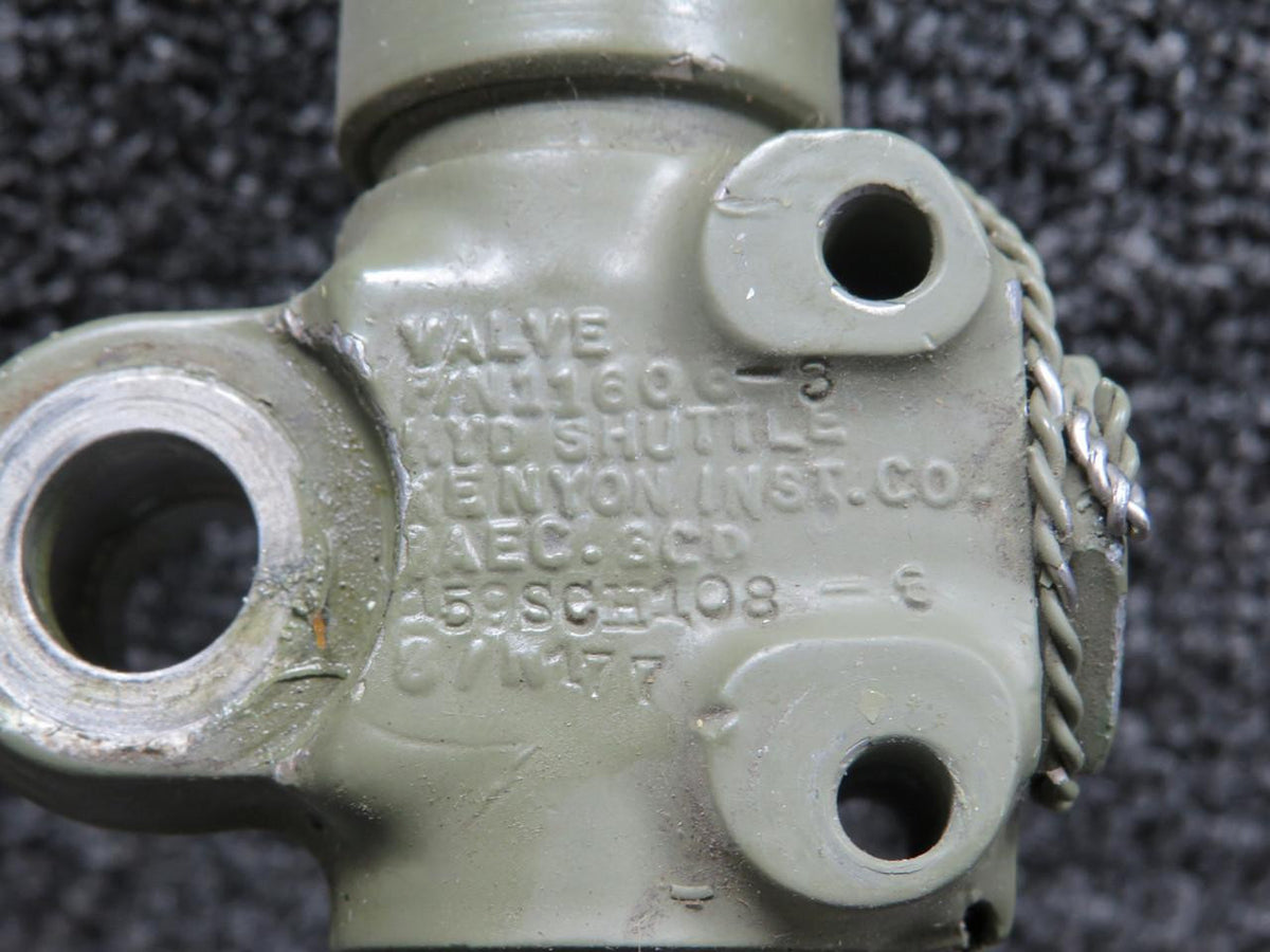 kenyon 11606-3 Kenyon Hydraulic Shuttle Valve
