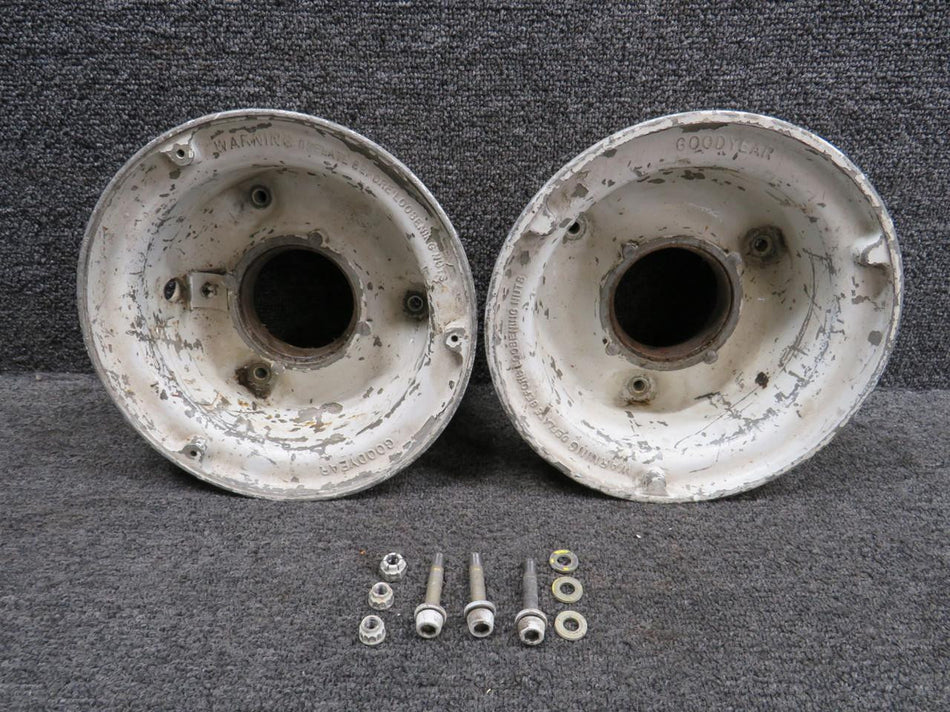 Goodyear 9541898, 9541899 Goodyear 5.00-5 Nose Gear Wheel Assembly (No Bearings)