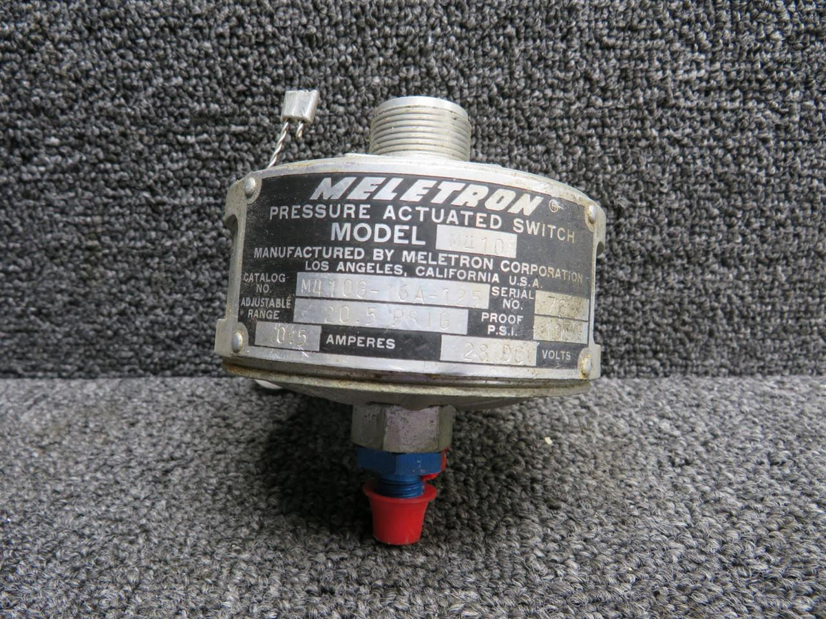 Meletron M410G-16A-125 Meletron M410 Pressure Actuated Switch (Volts: 28)