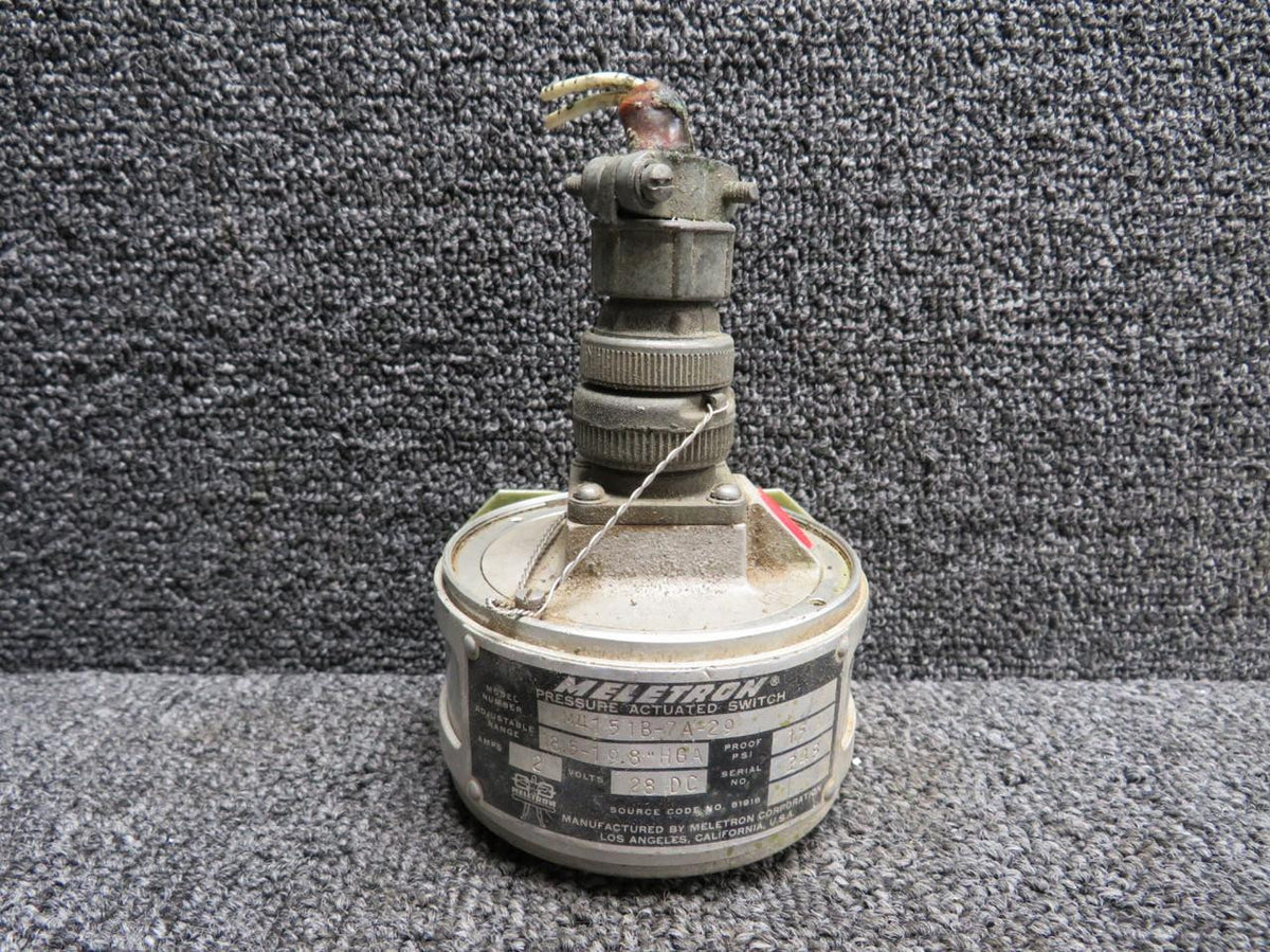 Meletron M4151B-7A-29 Meletron Pressure Actuated Switch (Volts: 28, Amps: 2)