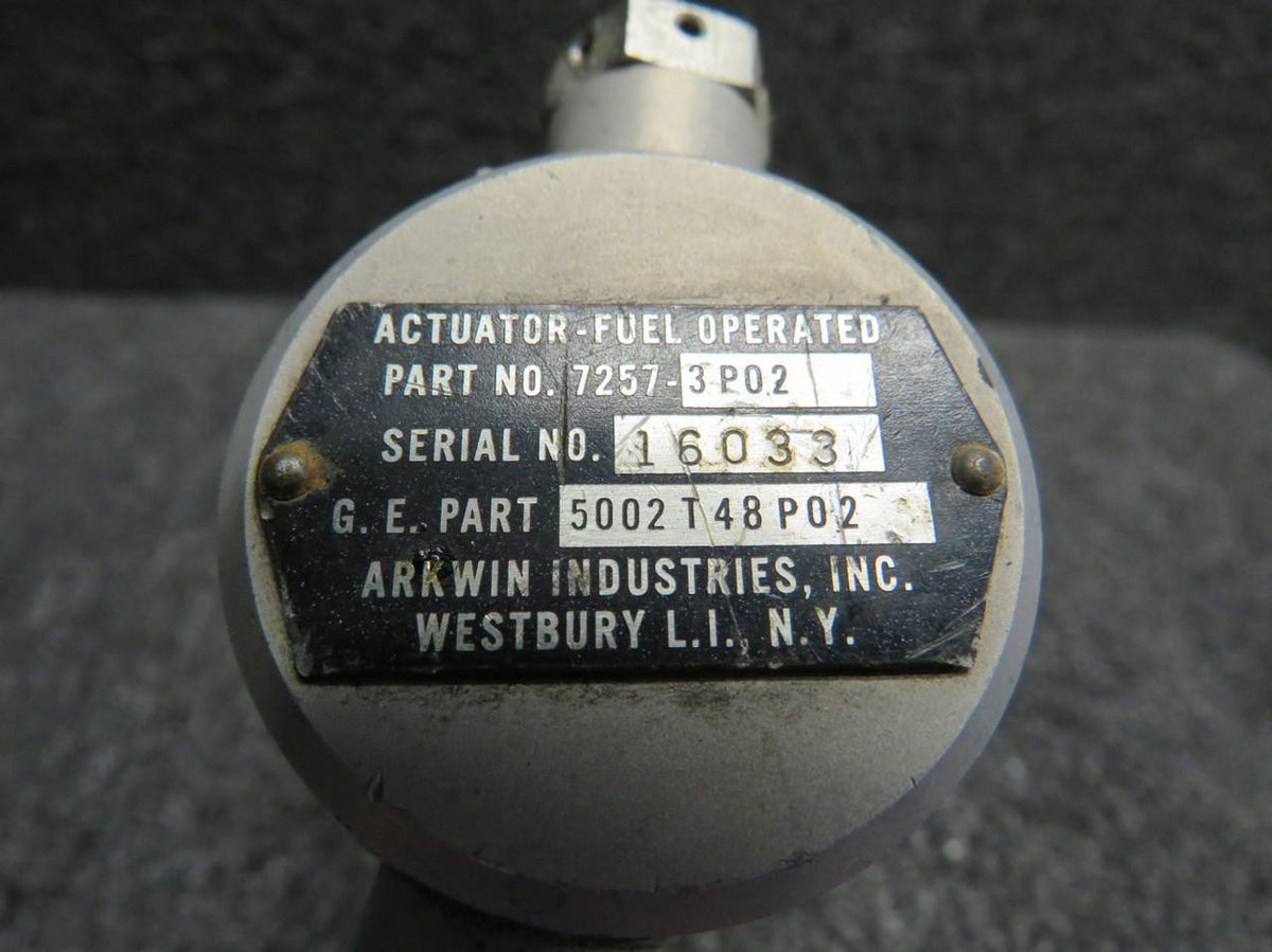 Arkwin 7257-3P02 (Alt: 5002T48P02) Arkwin Fuel Operated Actuator