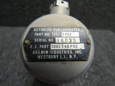 Arkwin 7257-3P02 (Alt: 5002T48P02) Arkwin Fuel Operated Actuator