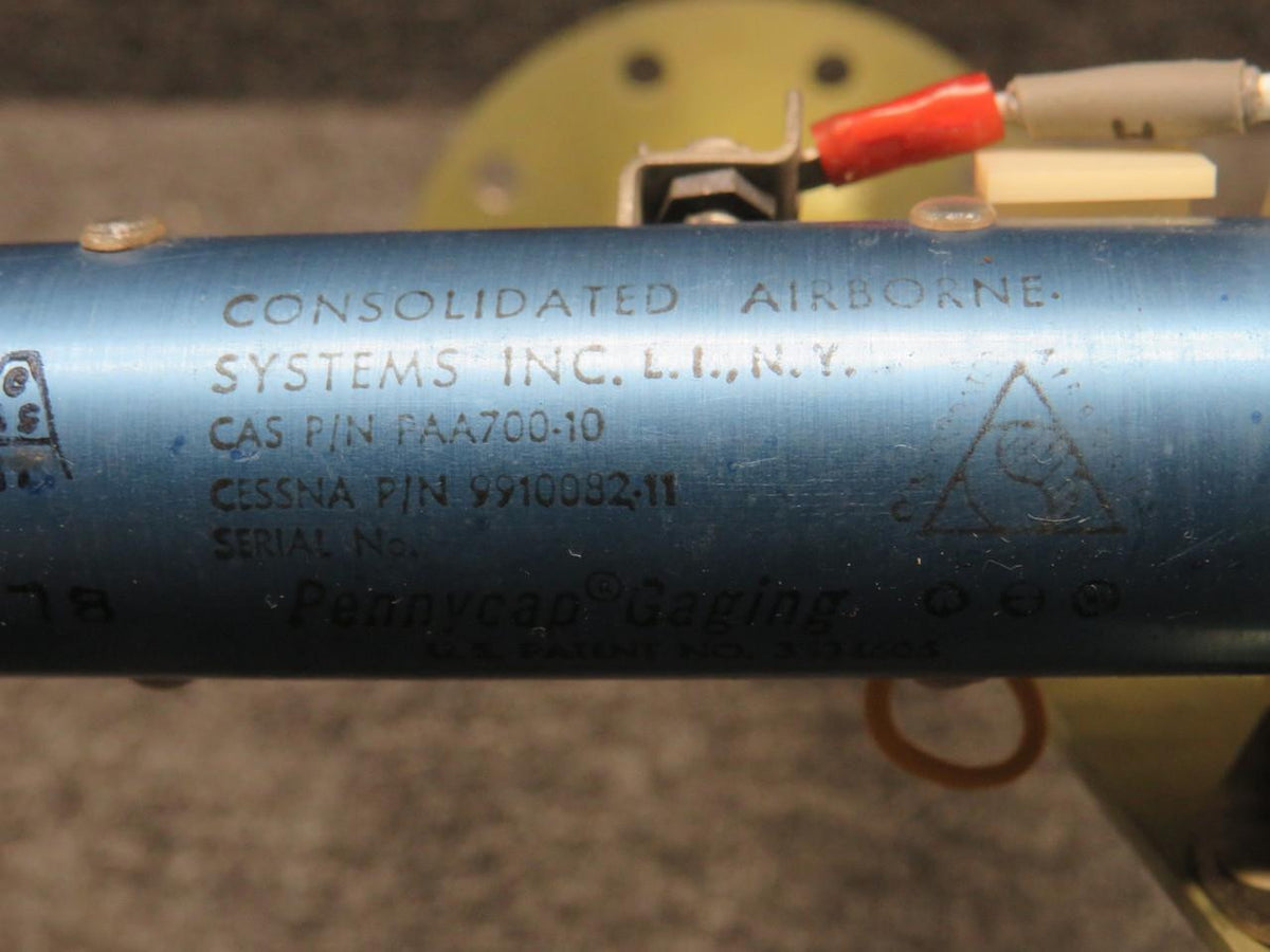 Consolidated Airborne Systems PAA700-10 (Alt: 9910082-11) CAS Fuel Probe with Mount