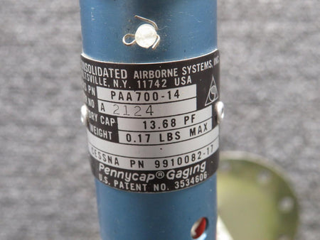Consolidated Airborne Systems PAA700-14 (Alt: 9910082-17) CAS Fuel Probe with Mount