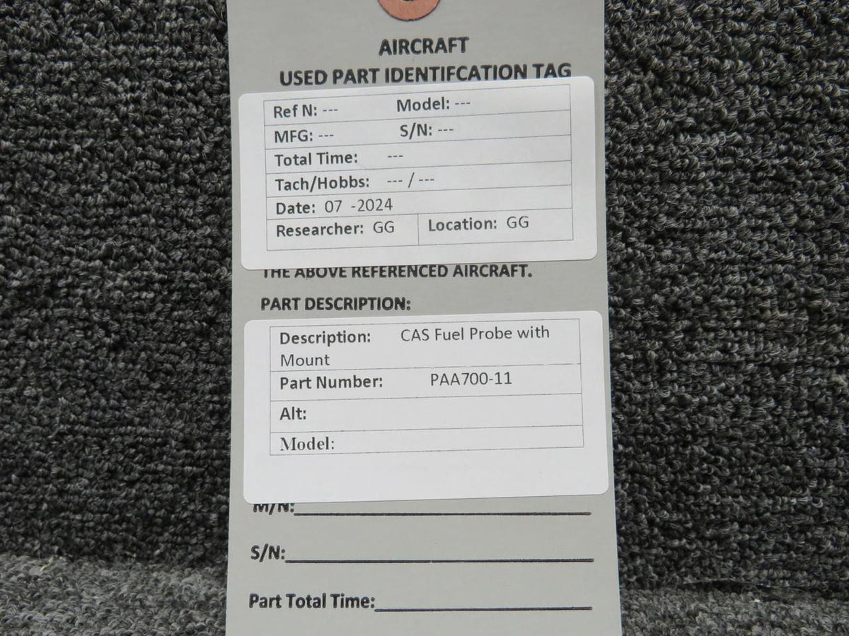 Consolidated Airborne Systems PAA700-11 CAS Fuel Probe with Mount
