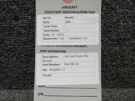 CAS PAA700-14 (Alt: 9910082-17) CAS Fuel Probe (No Mount)