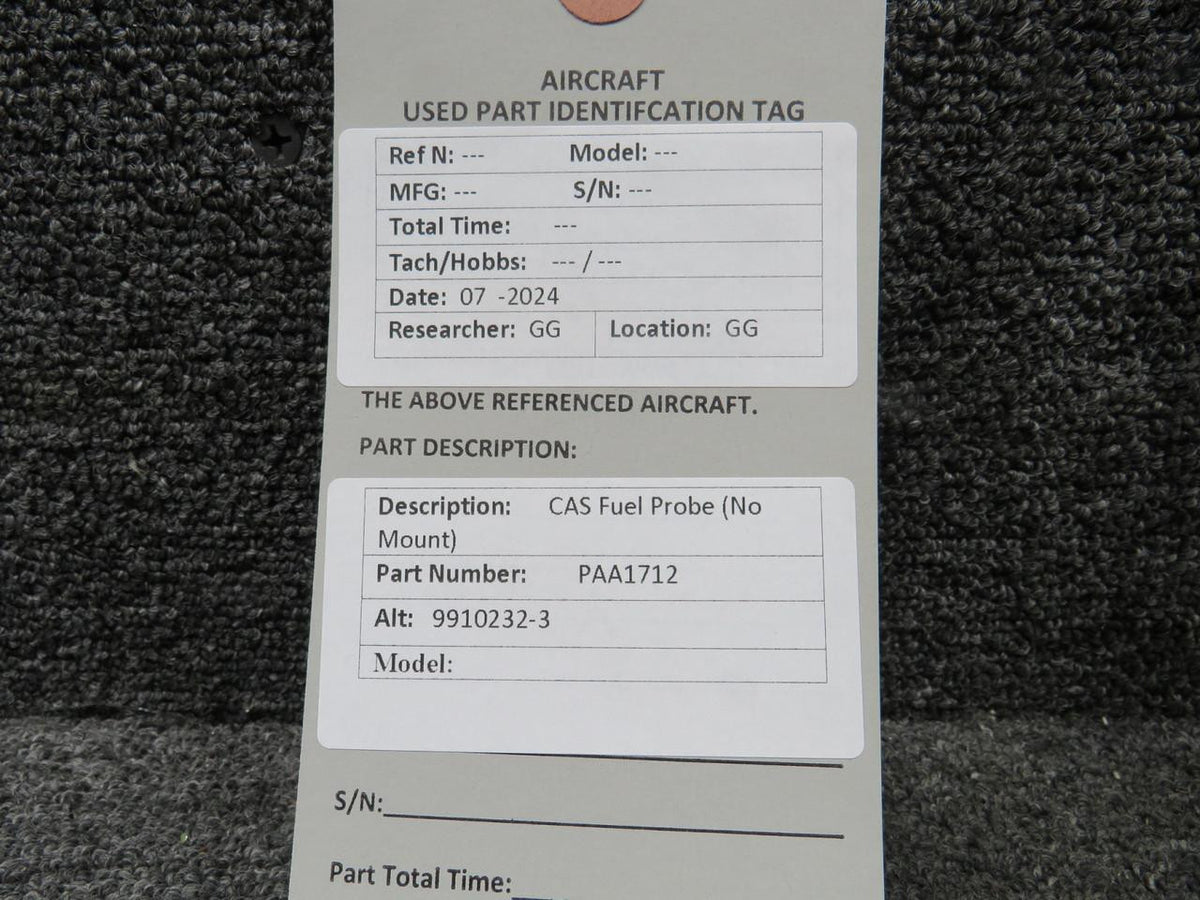 CAS PAA1712 (Alt: 9910232-3) CAS Fuel Probe (No Mount)