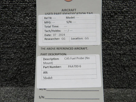 CAS PAA700-6 CAS Fuel Probe (No Mount)