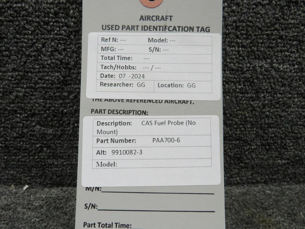 CAS PAA700-6 (Alt: 9910082-3) CAS Fuel Probe (No Mount)