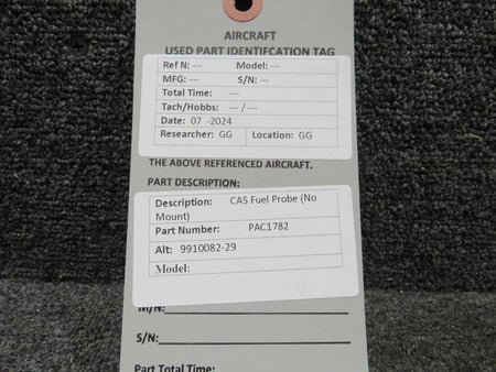 CAS PAC1782 (Alt: 9910082-29) CAS Fuel Probe (No Mount)