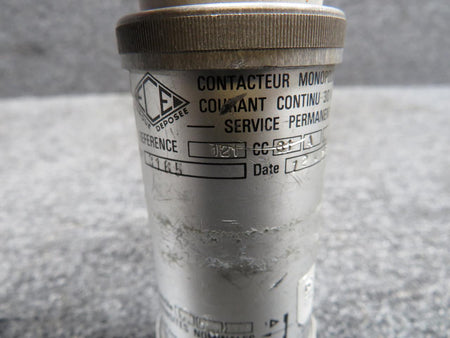 Marque Deposee 121-CC-01-A Marque Deposee Monopolar Contactor with Modifications (Volts: 30)