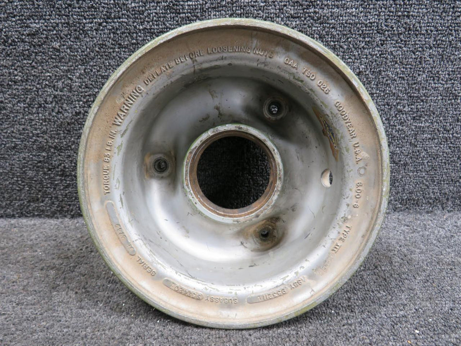 Goodyear 9524202 Goodyear 6.00-6 Outer Wheel-Half (No Bearing)