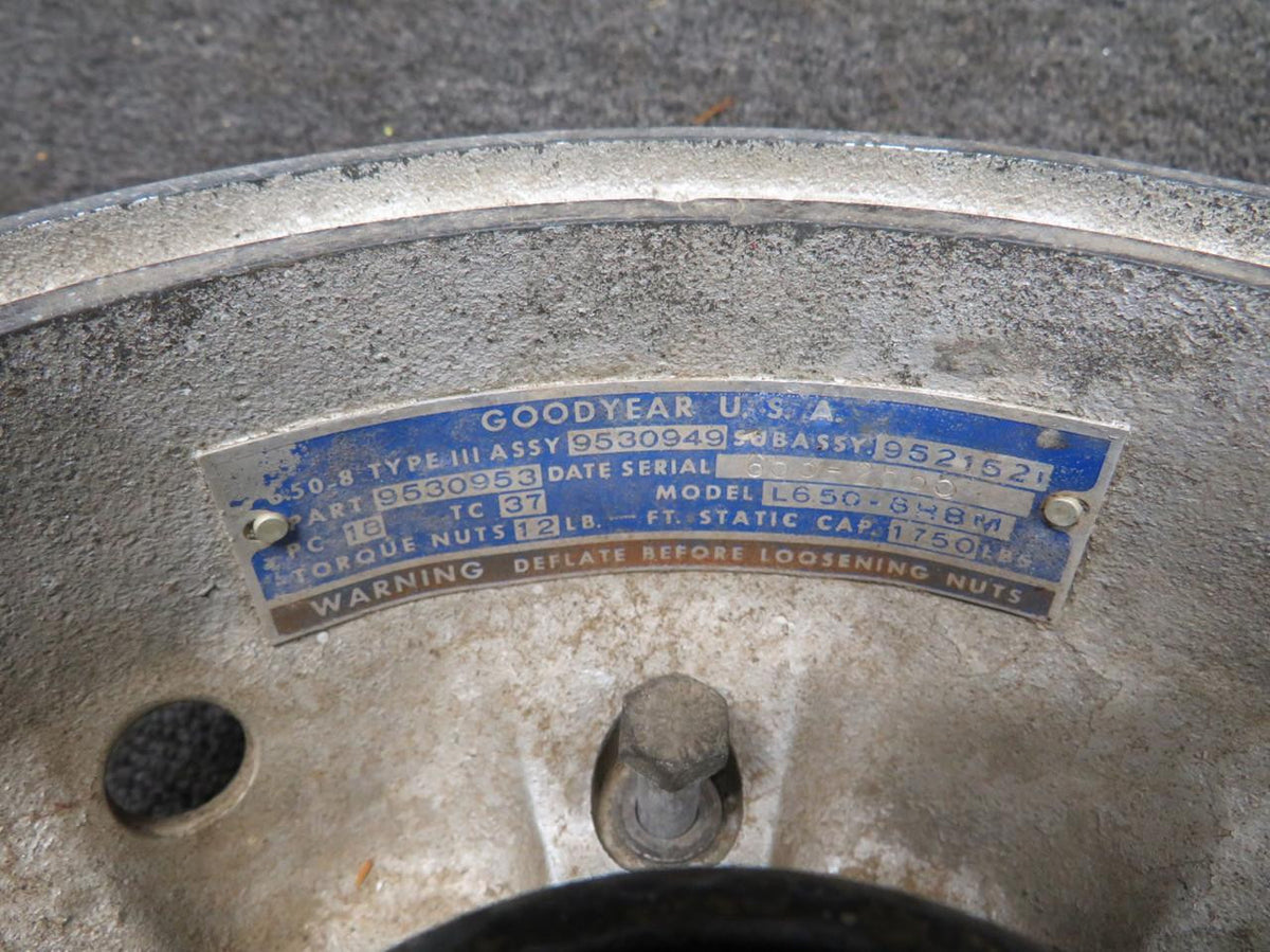 Goodyear 9521521 Goodyear 6.50-8 Outer Wheel Half