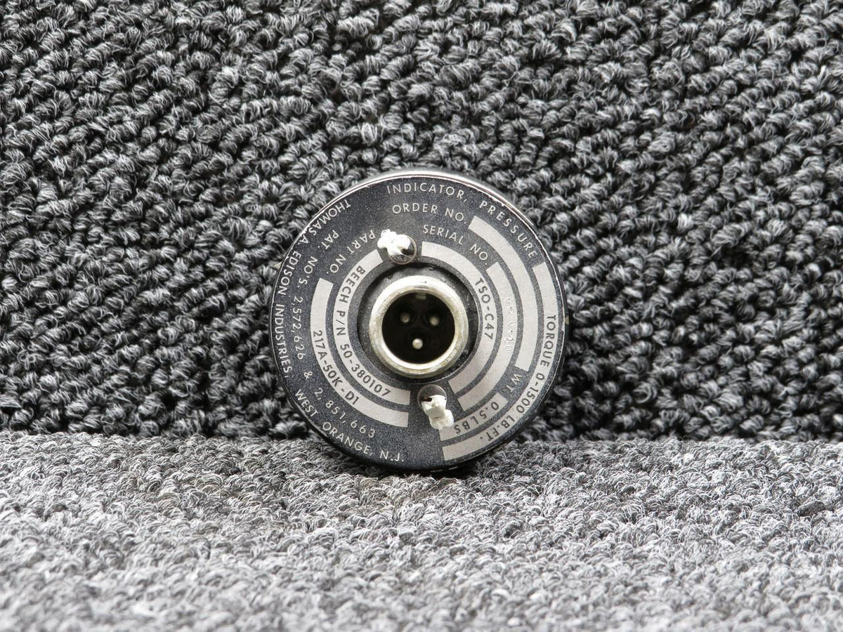Edison 217A-50K-D1 (Alt: 50-380107) Edison Torque Pressure Gauge