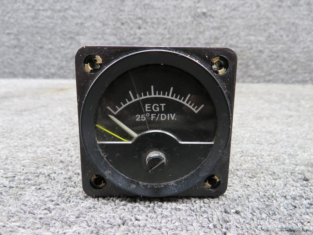 Alcor EGT Indicator with Yellow Needle (Cracked Face)