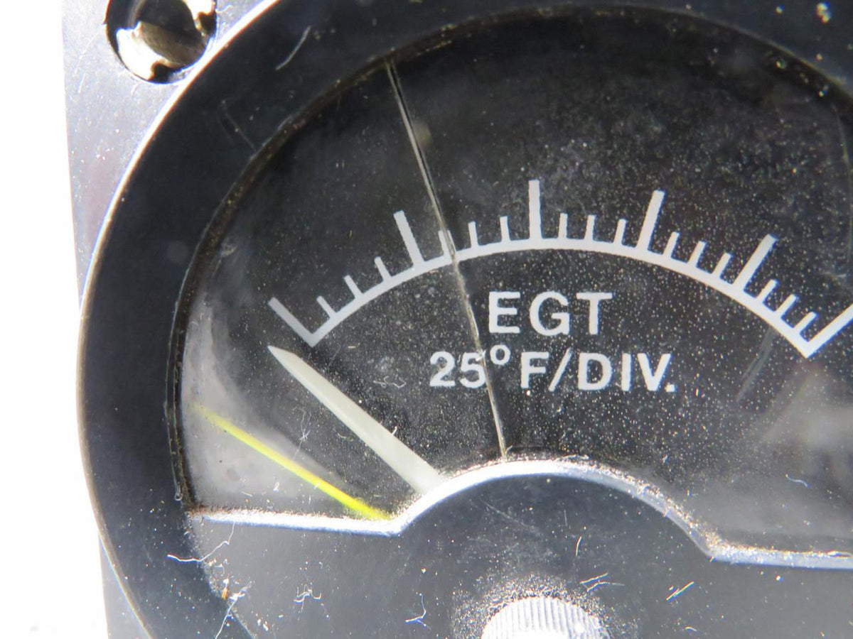 Alcor EGT Indicator with Yellow Needle (Cracked Face)
