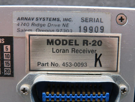 ARNAV 453-0093-K Arnav R-20 Loran Receiver
