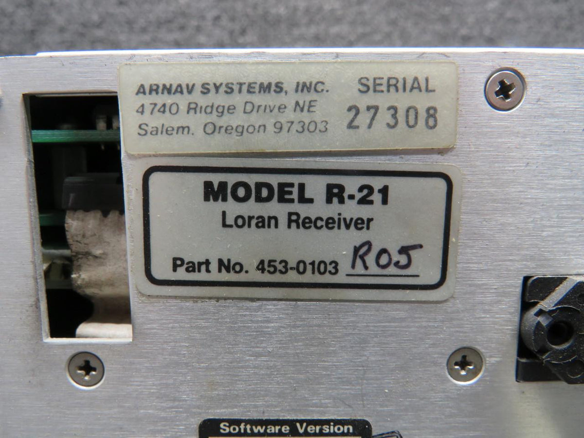 ARNAV 453-0103-R05 Arnav R-21 Loran Receiver with Tray