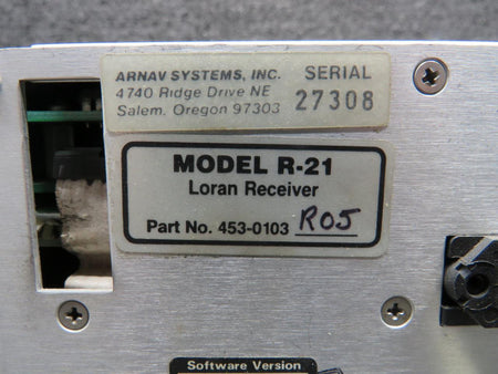 ARNAV 453-0103-R05 Arnav R-21 Loran Receiver with Tray