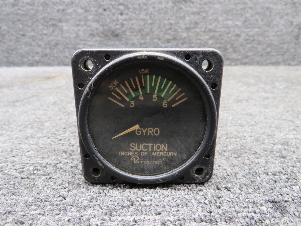 Beechcraft Parts Beechcraft Gyro Suction Indicator (Worn Housing)