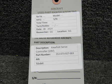 Kearfott 212-073-927-003 Kearfott Servo Controller (24V)