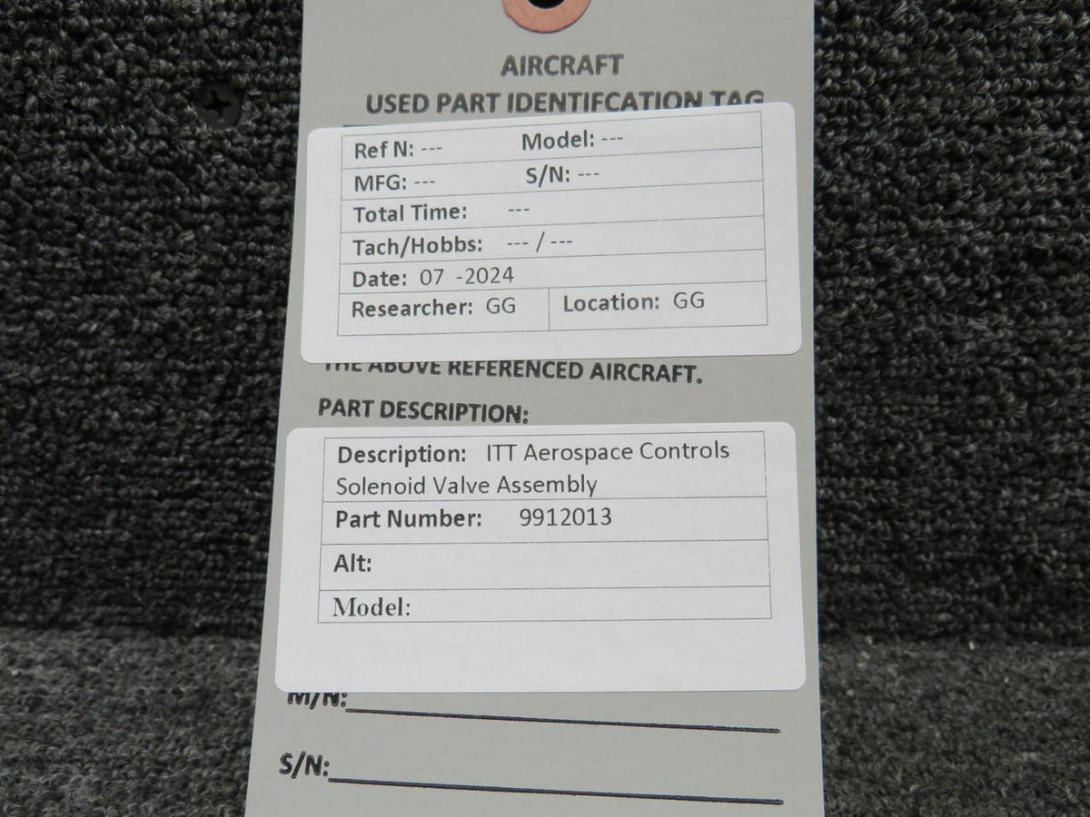 ITT Aerospace 9912013 ITT Aerospace Controls Solenoid Valve Assembly