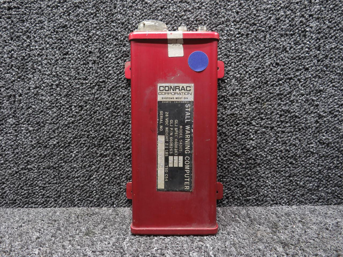 Conrac 6608263-7 Conrac 54301-F Stall Warning Computer (28V)