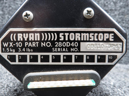 3M 280D40 3M WX-10 Stormscope Display