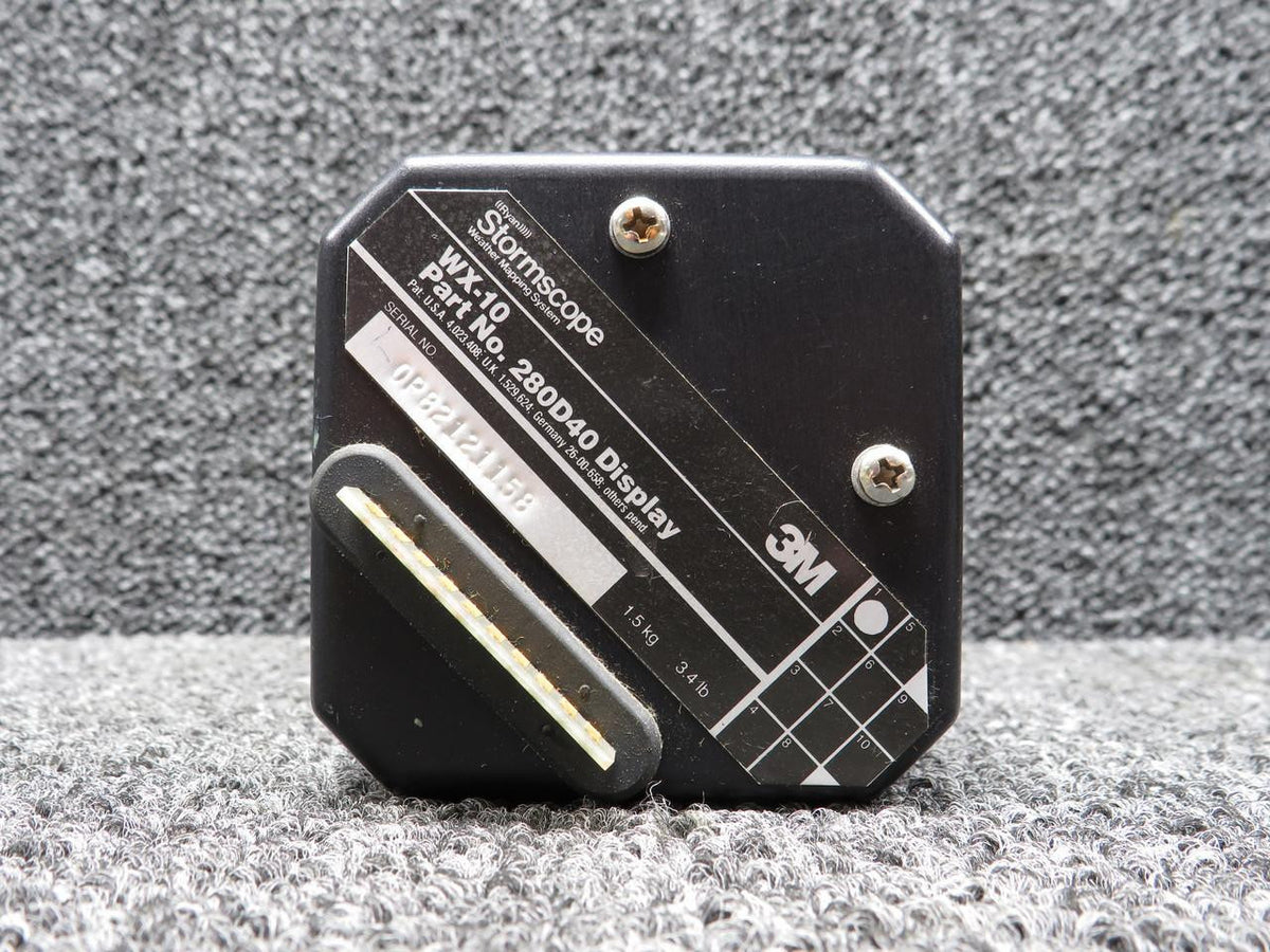 3M 280D40 3M WX-10 Stormscope Display with Modifications