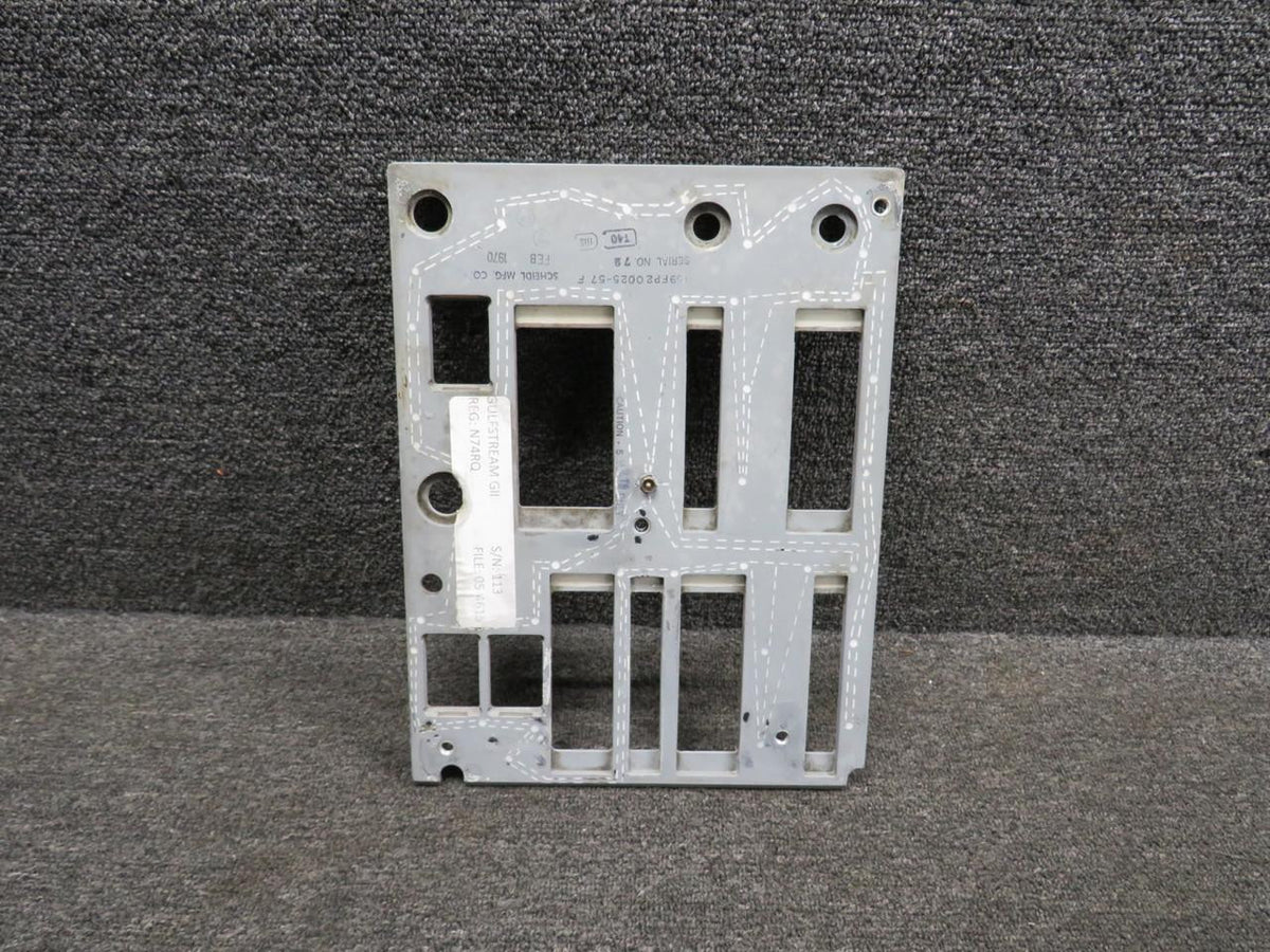 Gulfstream 1159FP20025-57F Gulfstream GII Engine Generator and Alternator Control Placard