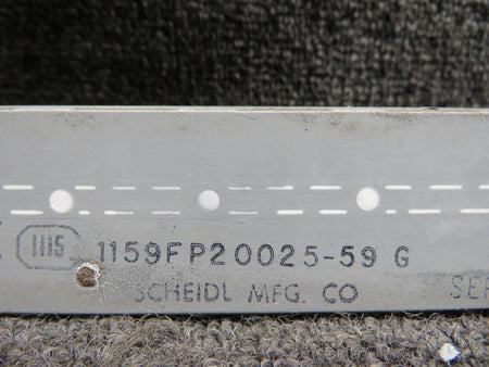 Gulfstream 1159FP20025-59G Gulfstream GII Electrical Master Switch Control Panel Placard