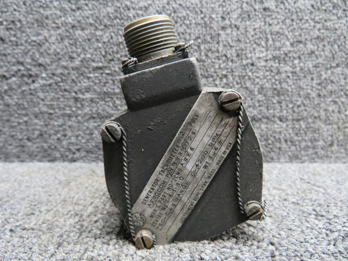 General Electric 2CM9ABE6 (Alt: 3883029) General Electric RH 2 Pole Tachometer Generator