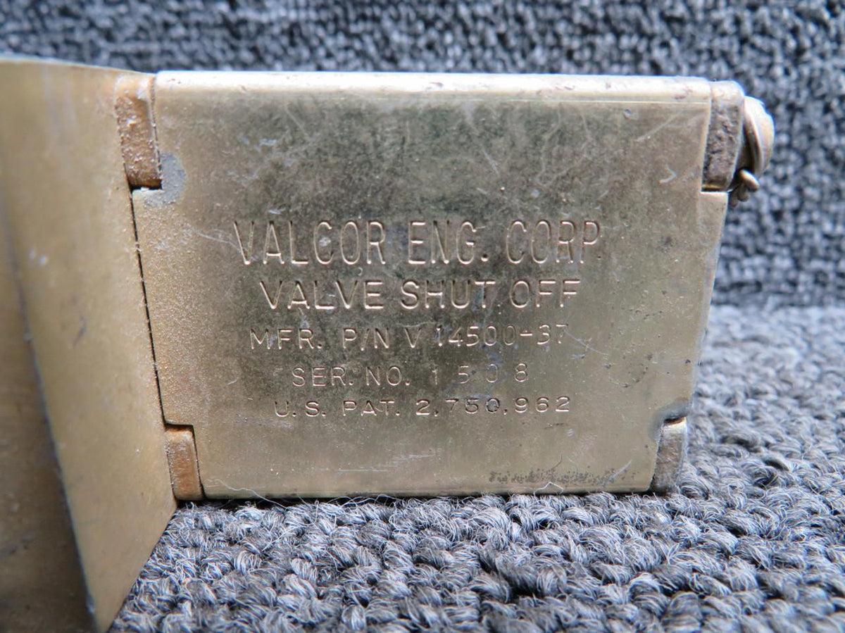 Valcor V14500-37 Valcor Shutoff Valve