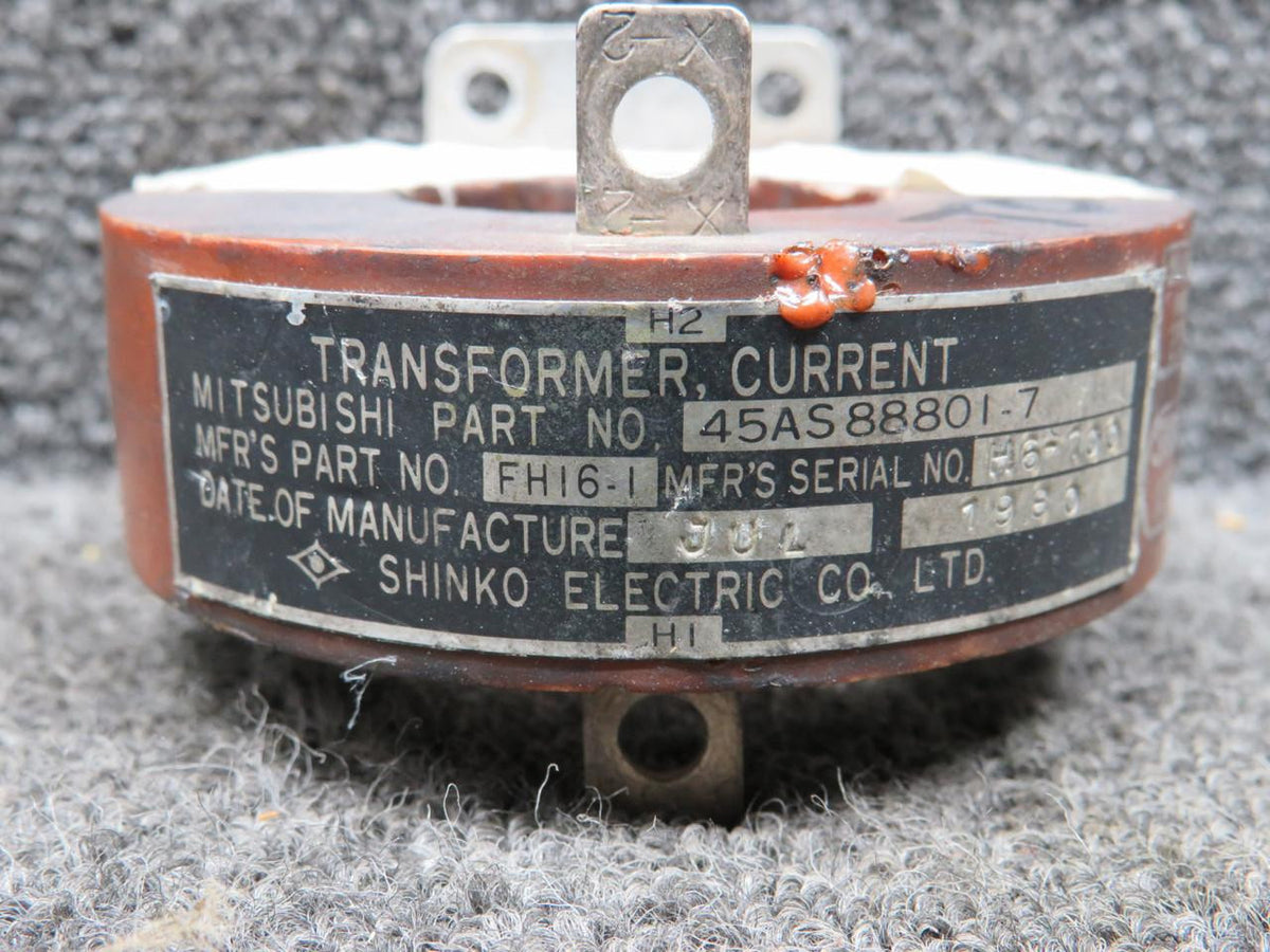 Shinko FH16-1 (Alt: 45AS88801-7) Shinko Current Transformer
