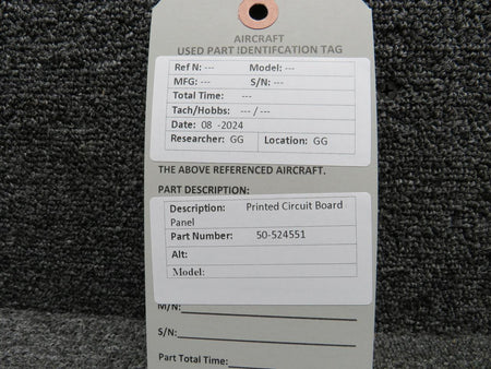Does Not Apply 50-524551 Printed Circuit Board Panel