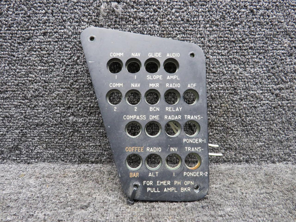 Beechcraft Parts Beechcraft B-60 Lower Right Console Plate