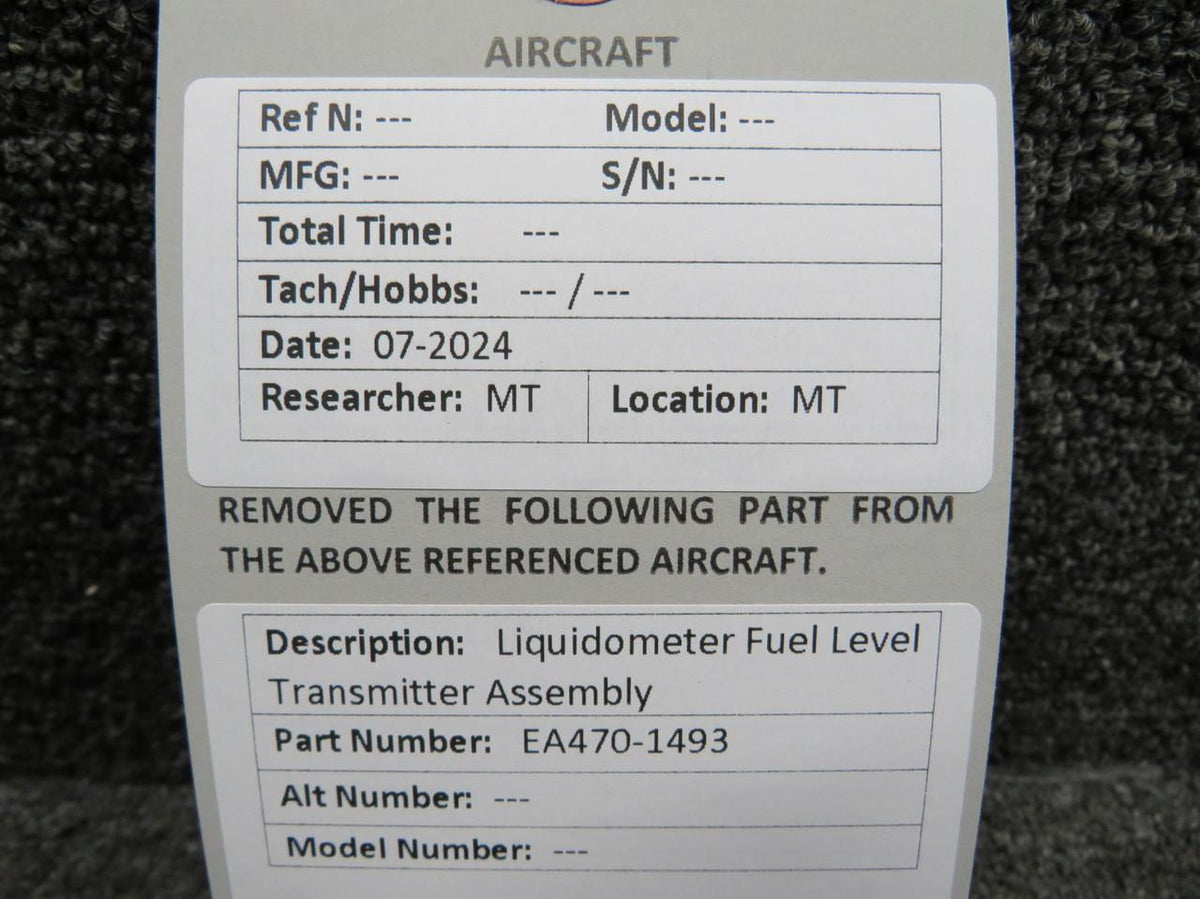 Liquidometer EA470-1493 Liquidometer Fuel Level Transmitter Assembly
