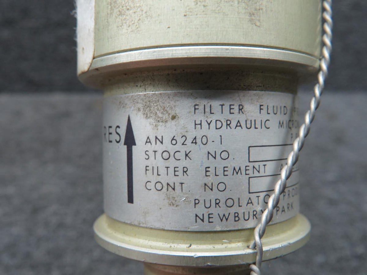 Purolator AN6240-1 Purolator Fluid Pressure Filter Assembly with Tubing