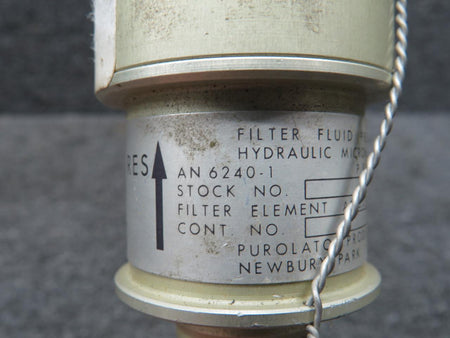 Purolator AN6240-1 Purolator Fluid Pressure Filter Assembly with Tubing