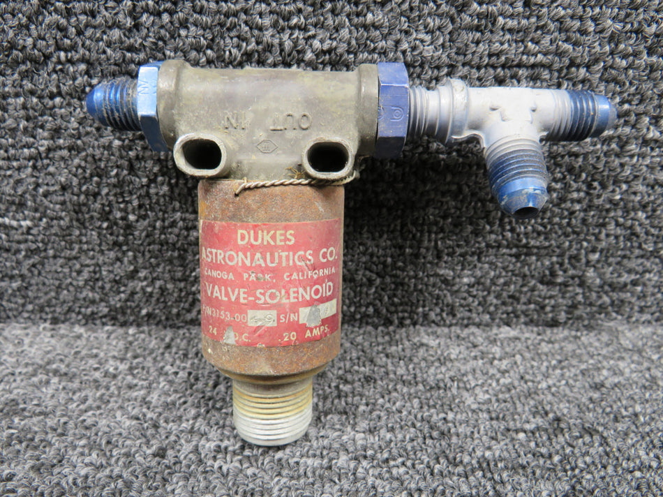 3153-00-9 Dukes Solenoid Valve (Volts: 24) (Minor Rust)