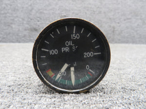 S-208-5 Learjet Dual Oil Pressure Indicator (Chipped Paint)