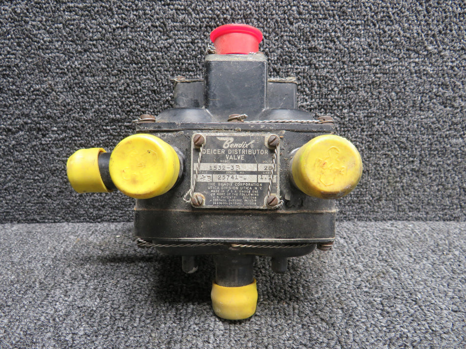 1532-3B Bendix Style XB Deicer Distributor Valve w Repairable Tag (Core)