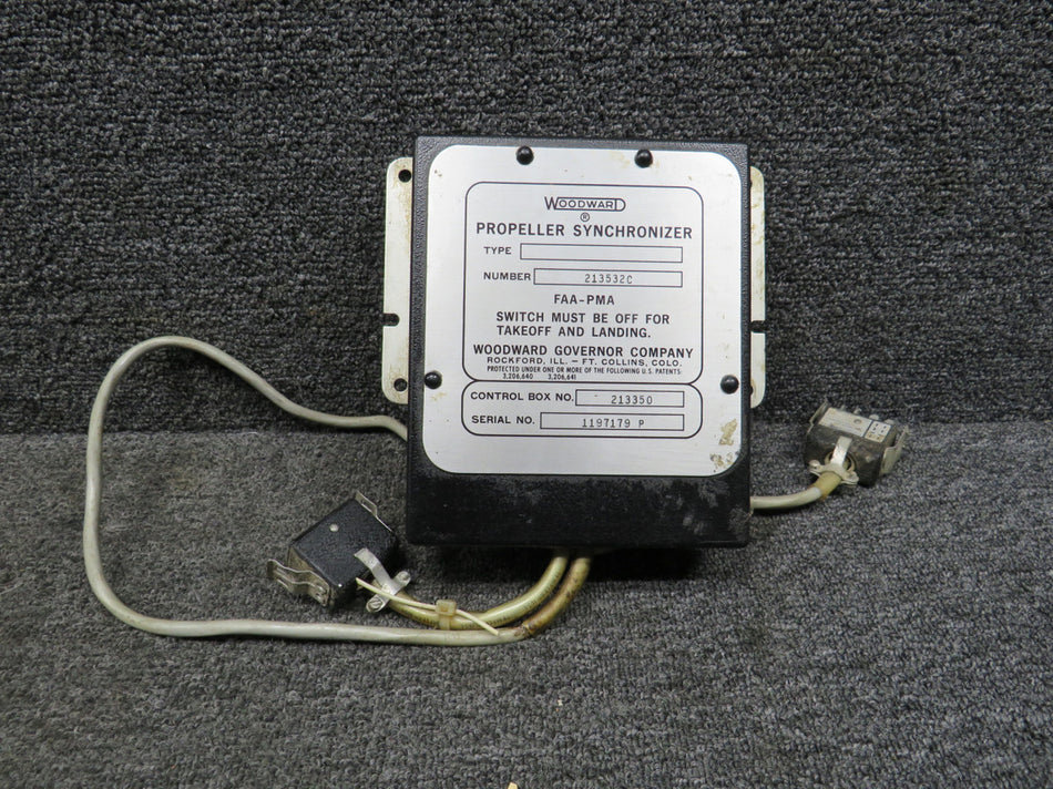 213532C, 213350 Woodward Propeller Synchronizer