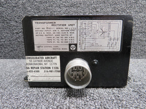 B707-1C United Control Transformer Rectifier Unit with Serviceable Tag (28V)