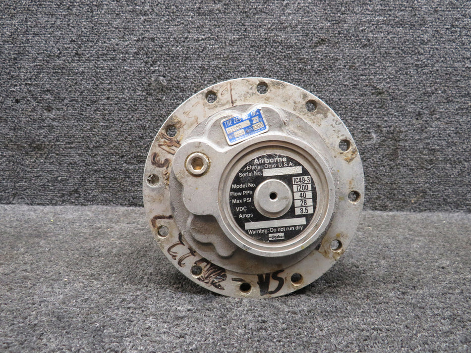 IC49-3 Parker-Airborne Fuel Boost Pump Assembly (Volts: 28)