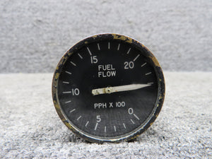 8DJ64GBP1 General Electric Fuel Flow Indicator (Worn Face and Needle) (115V)
