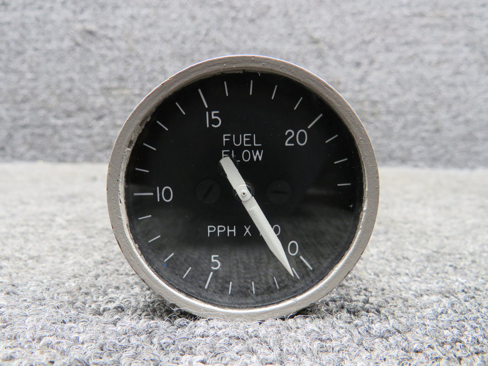 8DJ64GBP1 General Electric Fuel Flow Indicator (Light Grey Face) (115V)