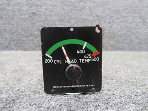 824730 Stewart-Warner Cylinder Head Temperature Gauge (Worn Paint)