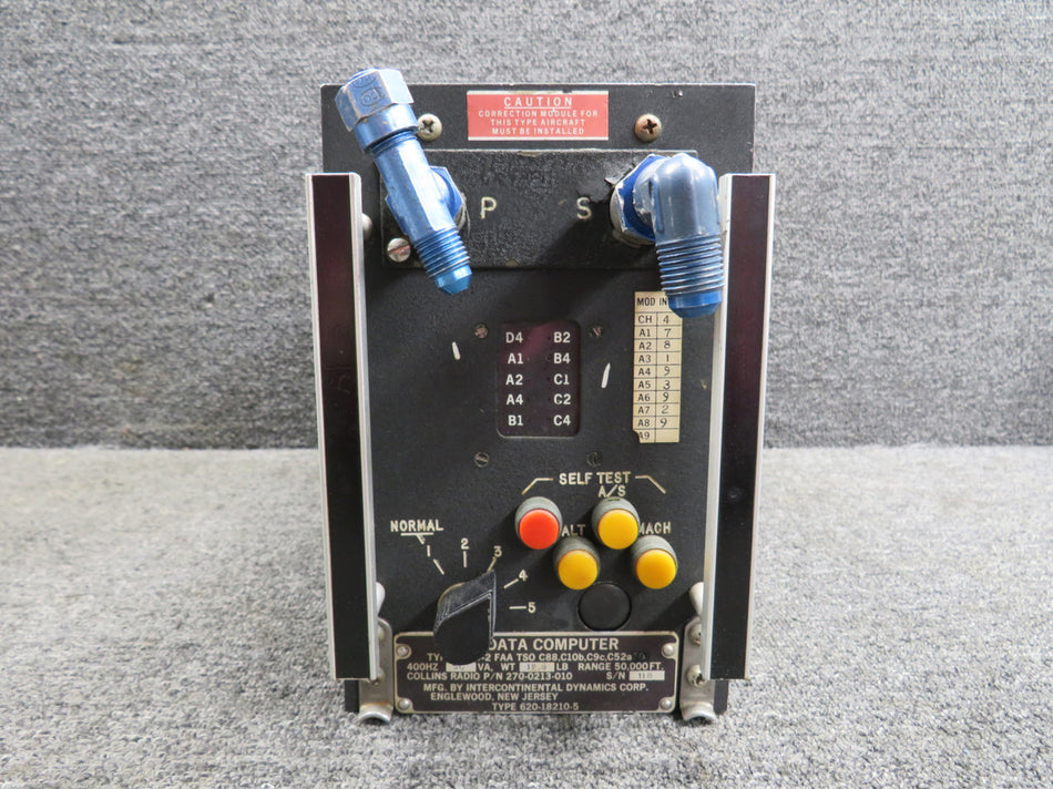 270-0213-010 Intercontinental Dynamics 590D-2 Air Data Computer Unit